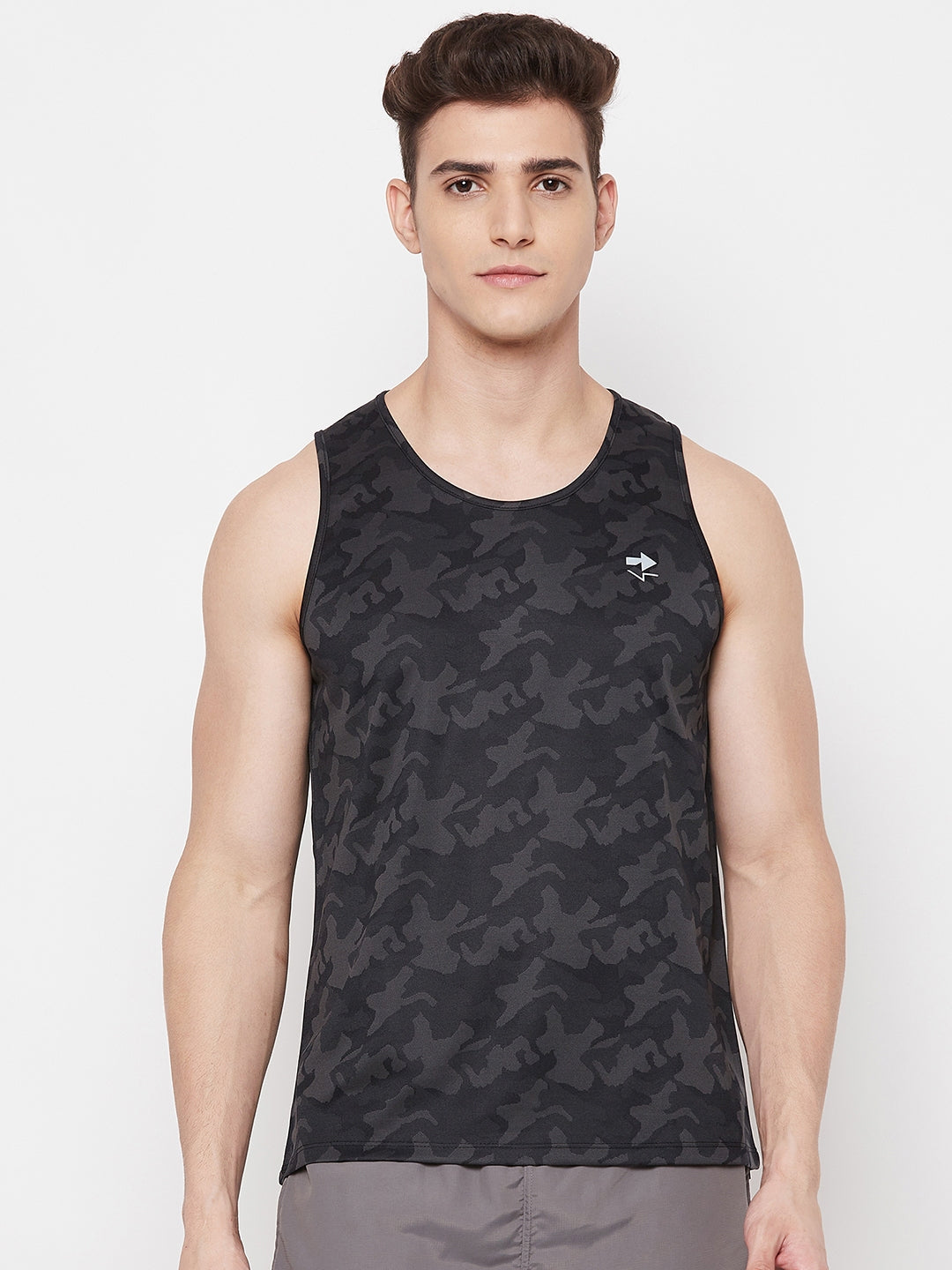 Black Camouflage Sando