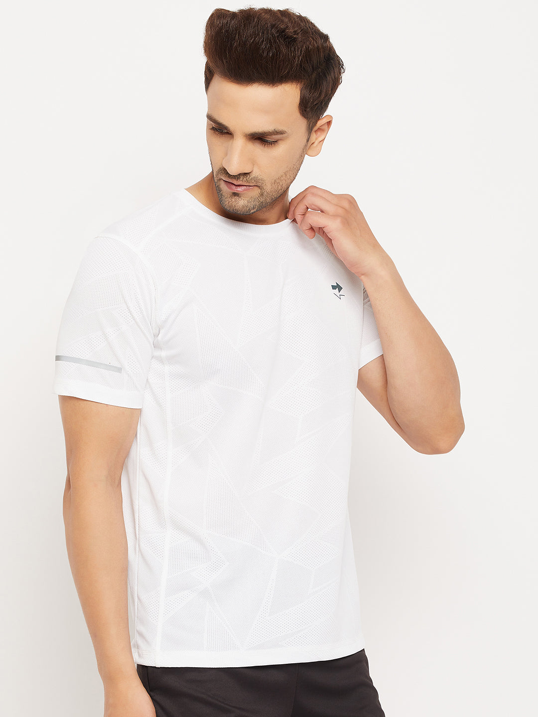 White Half Sleeve T-shirt