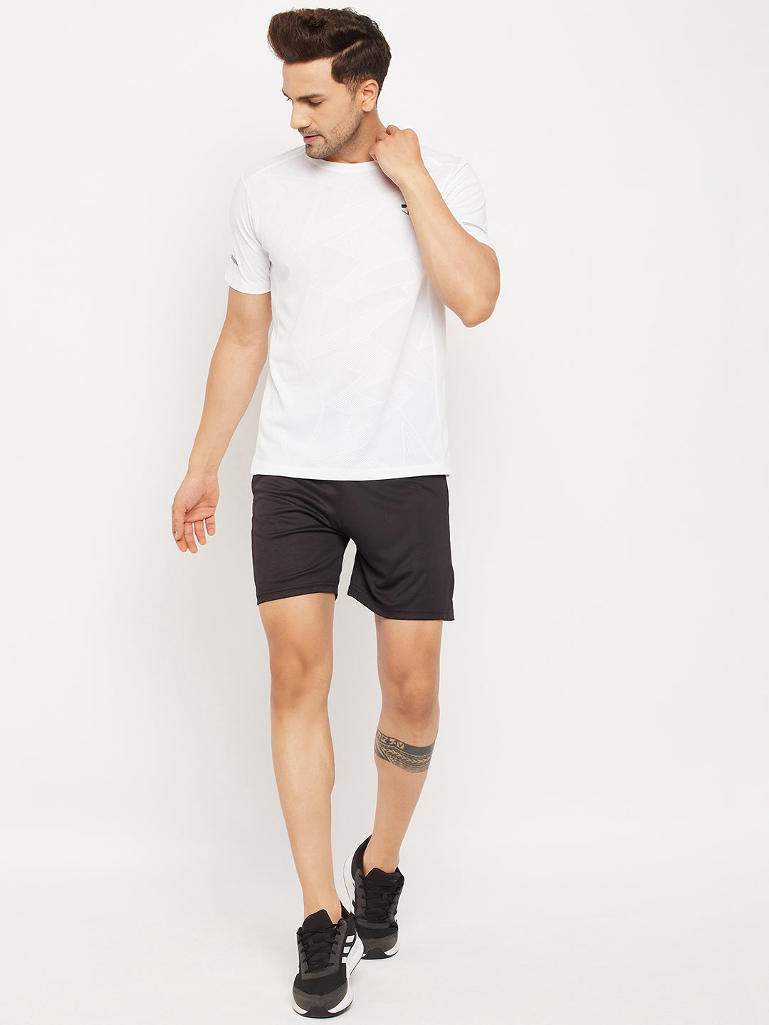 White Half Sleeve T-shirt