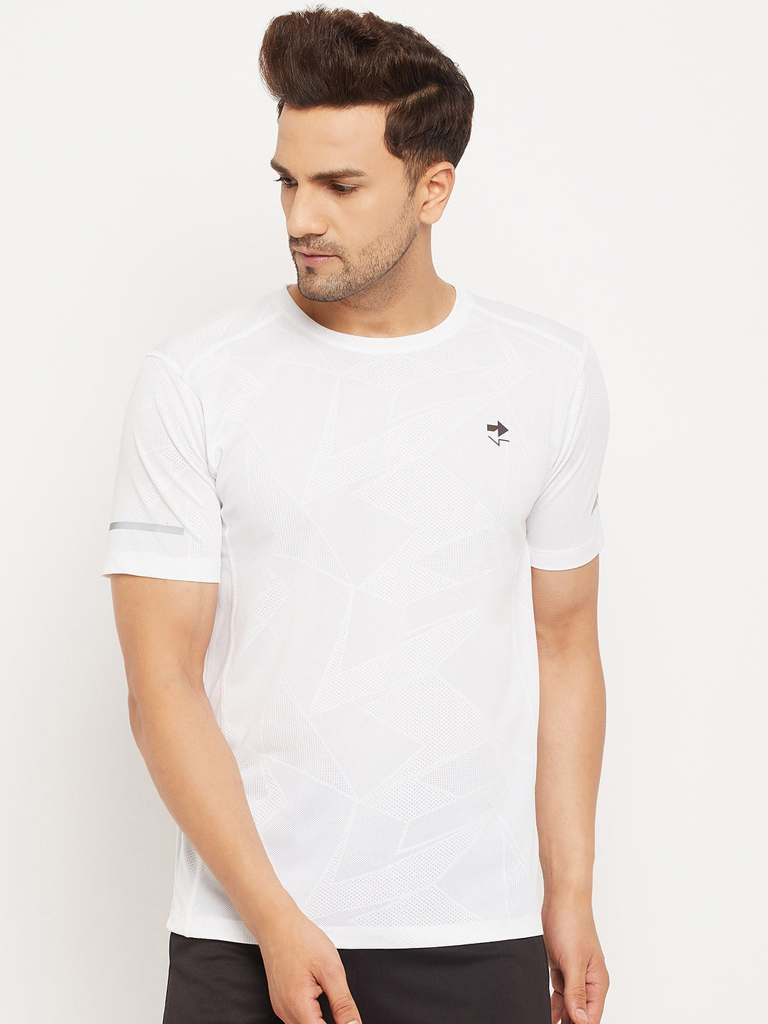White Half Sleeve T-shirt