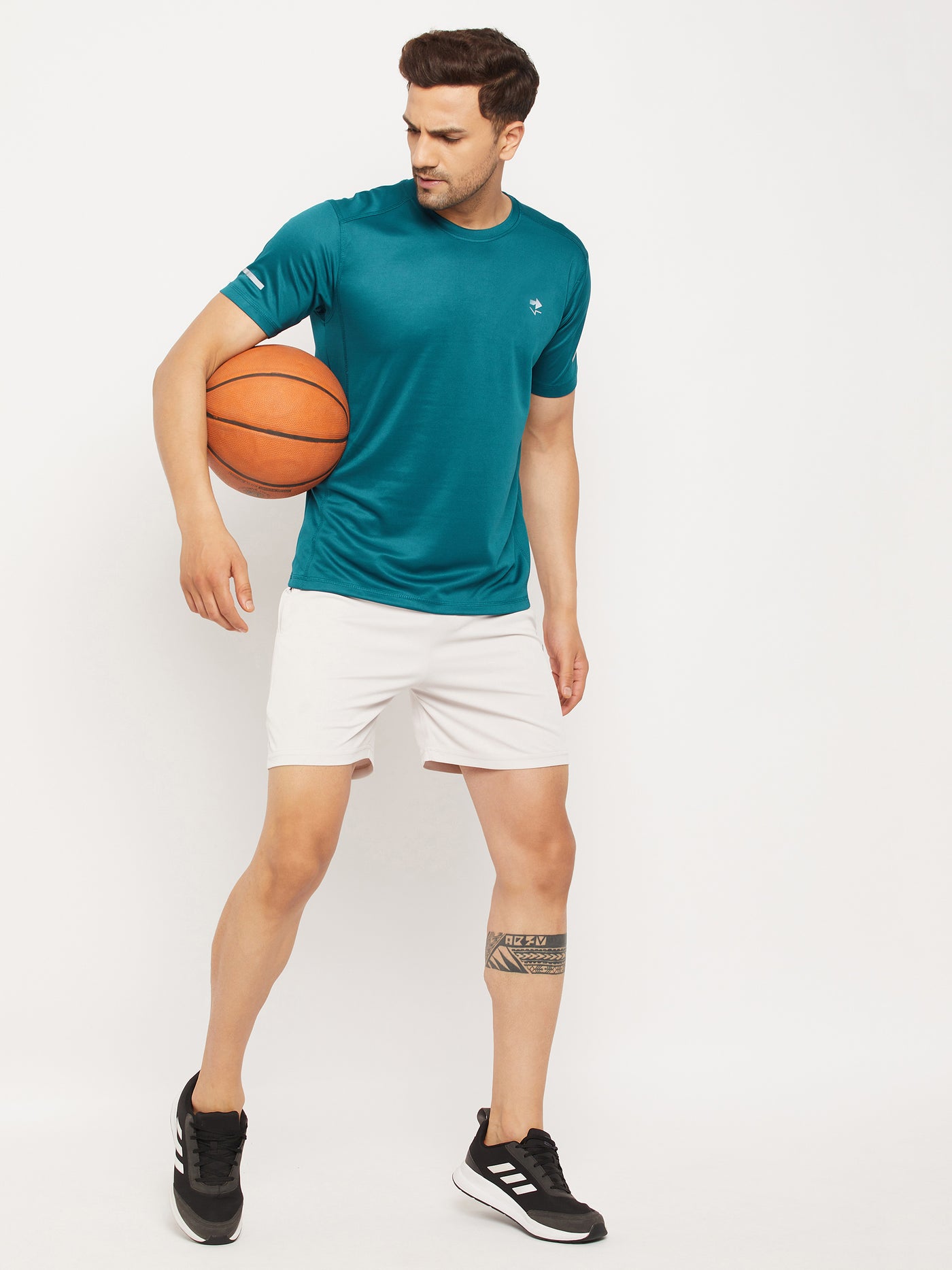 Teal Half Sleeve T-shirt