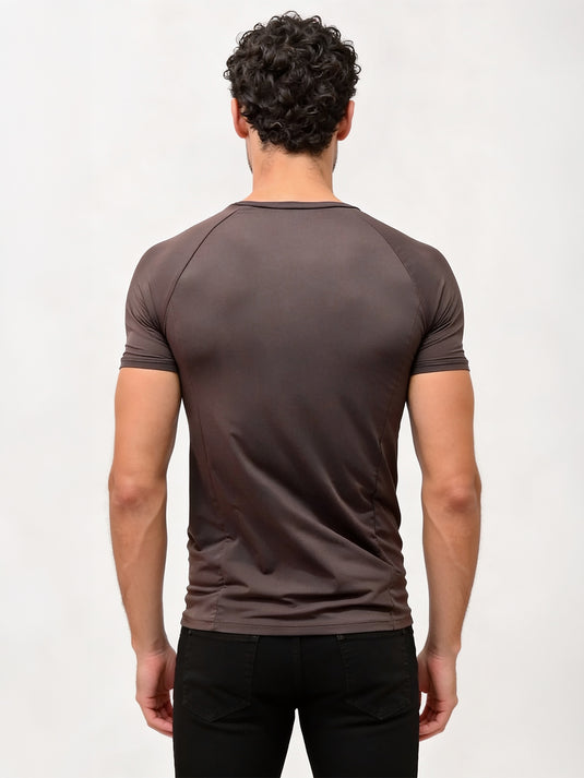 Espresso Flux Fit Half Sleeve T-shirt