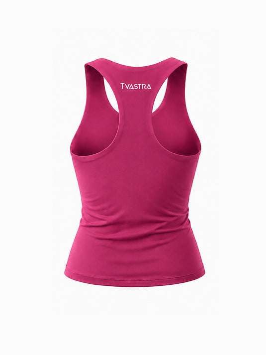 Pink Racer Back Tank Top