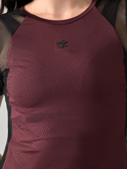 Wine Crop Top