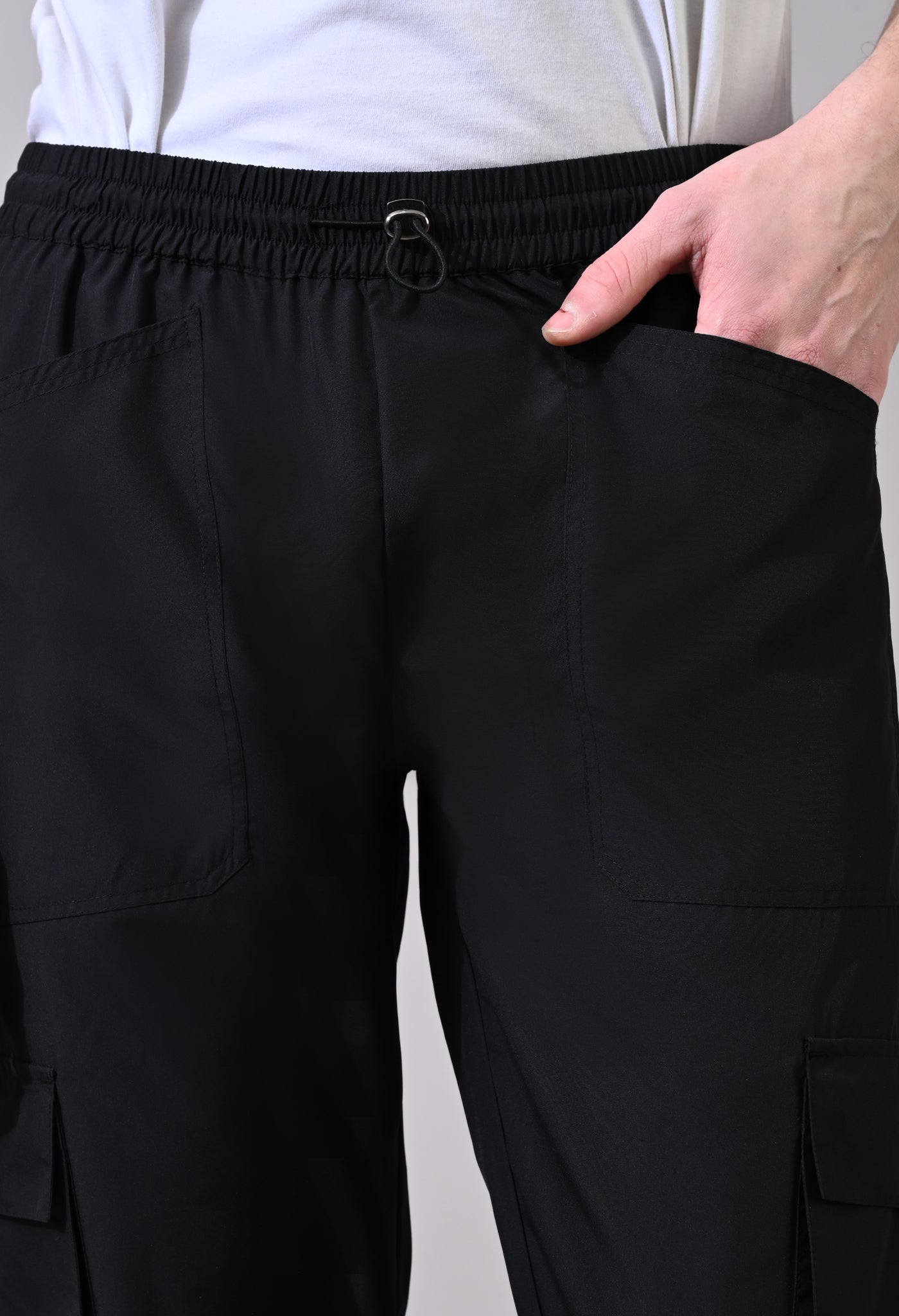 Black Joggers Cargo Pants