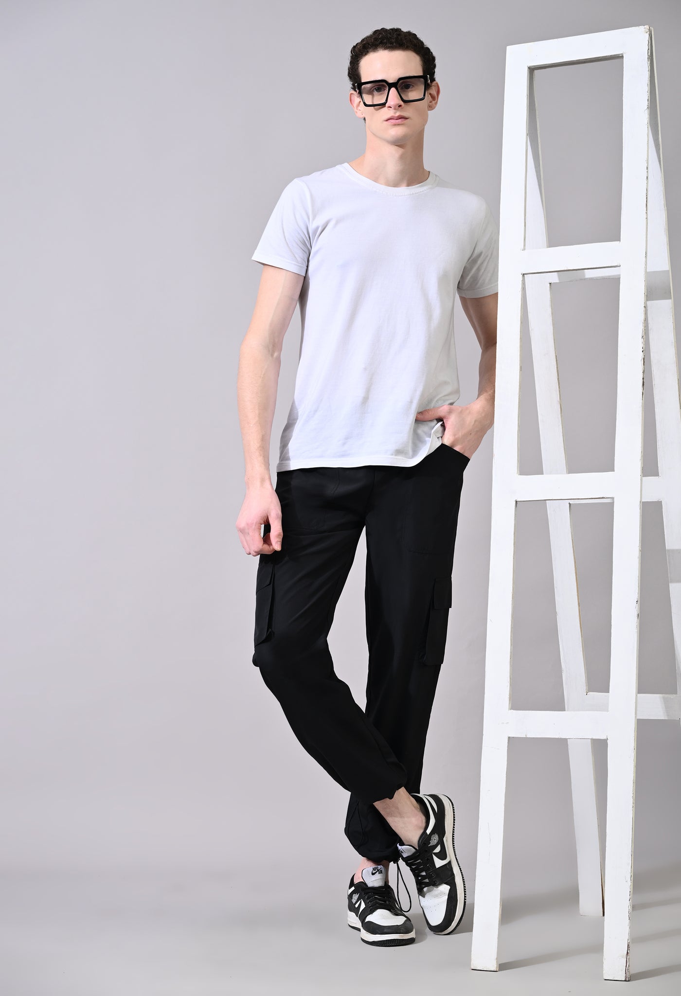 Black Joggers Cargo Pants