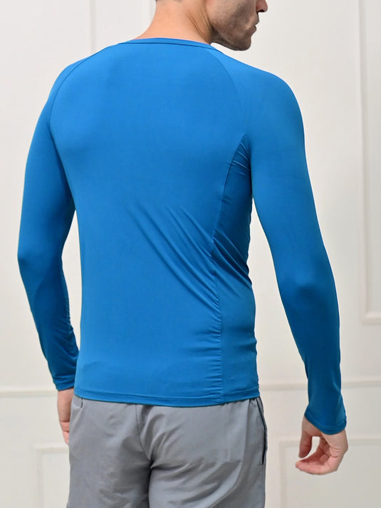 Ocean Blue Long Sleeve T-shirt