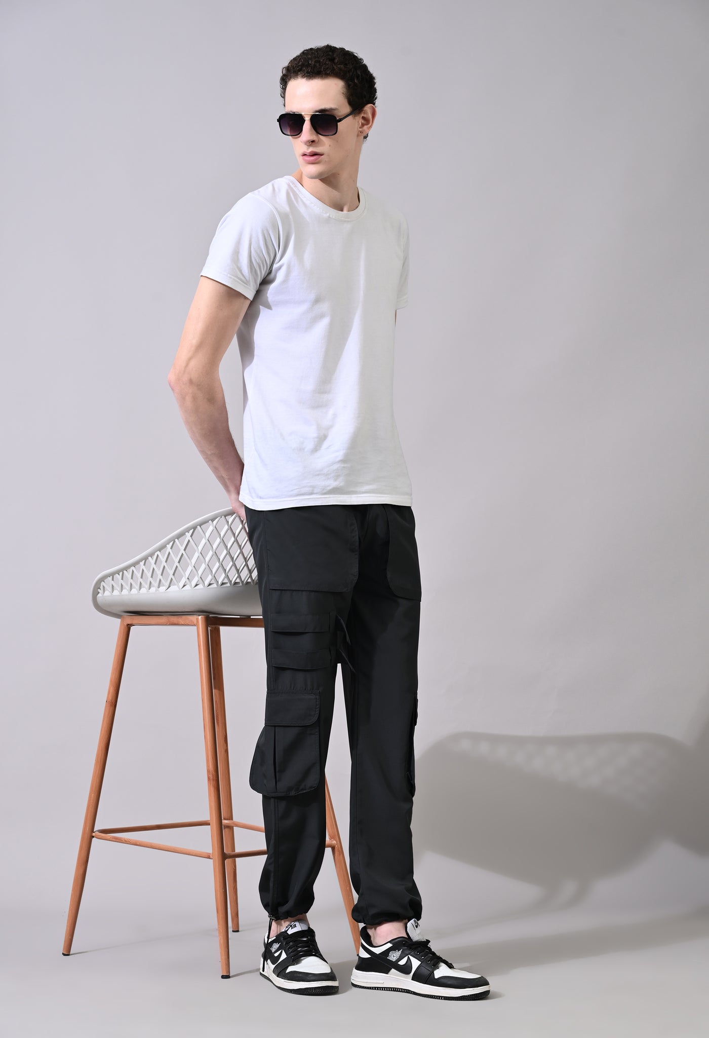 Charcoal Grey Cargo Pants