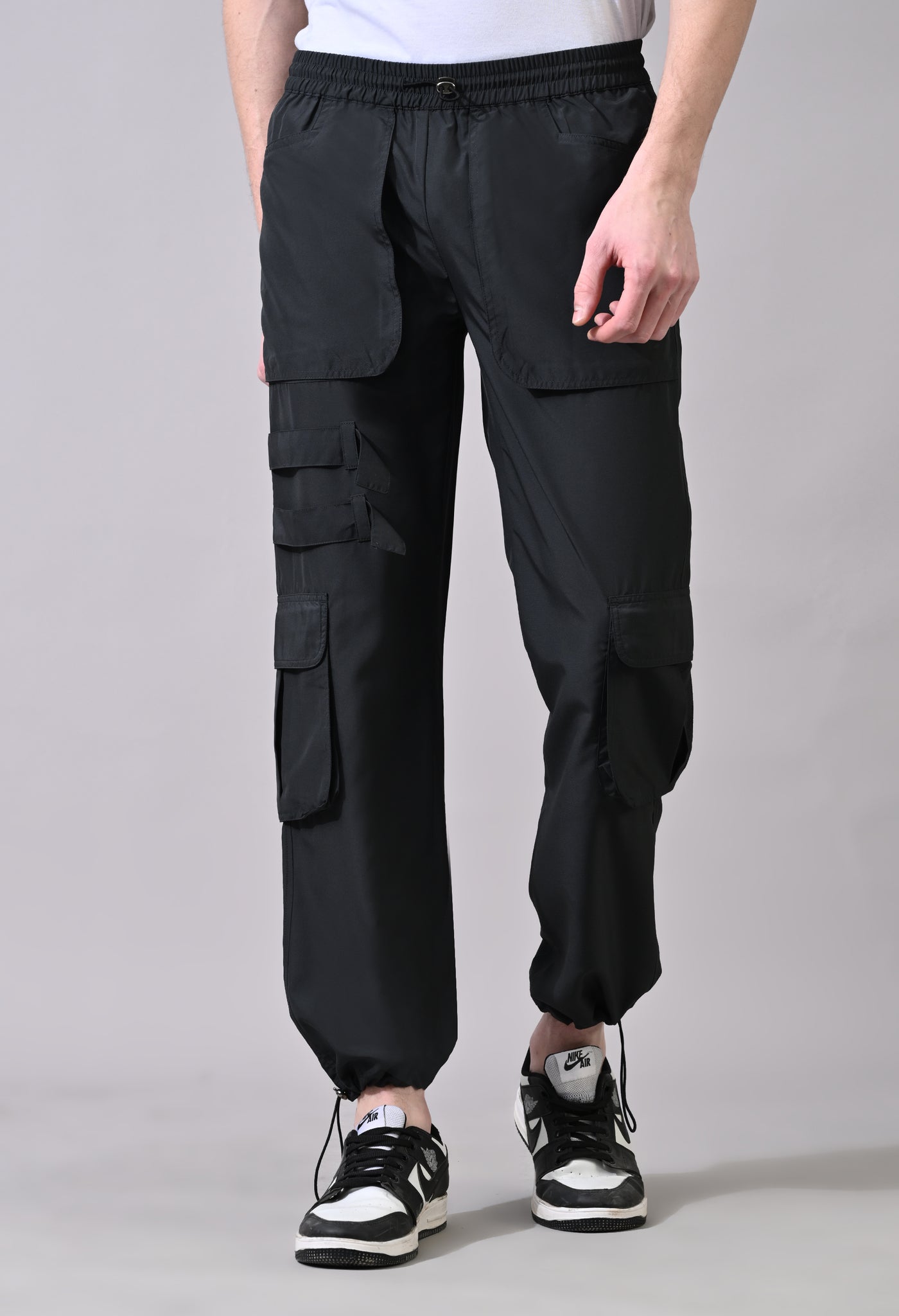 Charcoal Grey Cargo Pants