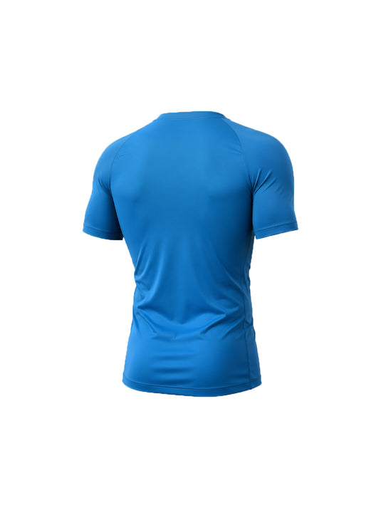 Ocean Blue Flux Fit Half Sleeve T-shirt