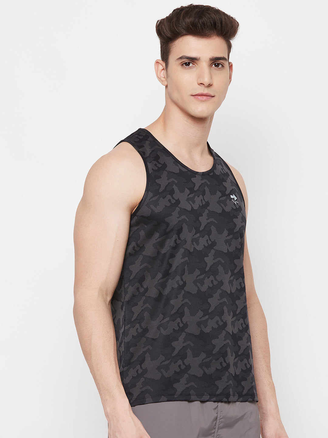 Black Camouflage Sando