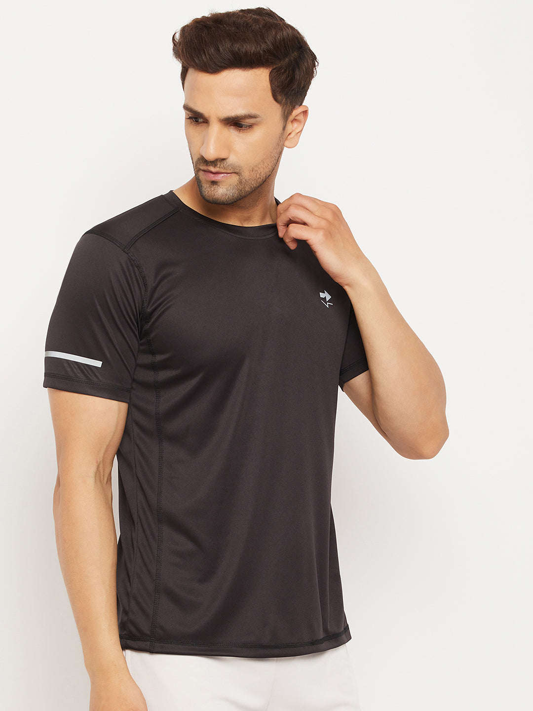 Black Half Sleeve T-shirt