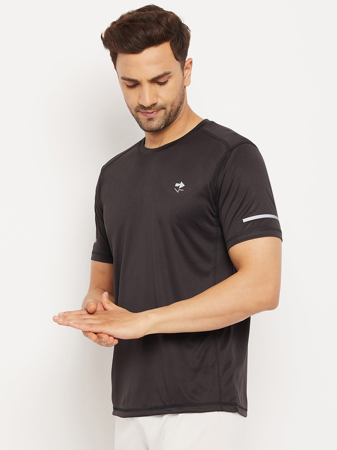 Black Half Sleeve T-shirt