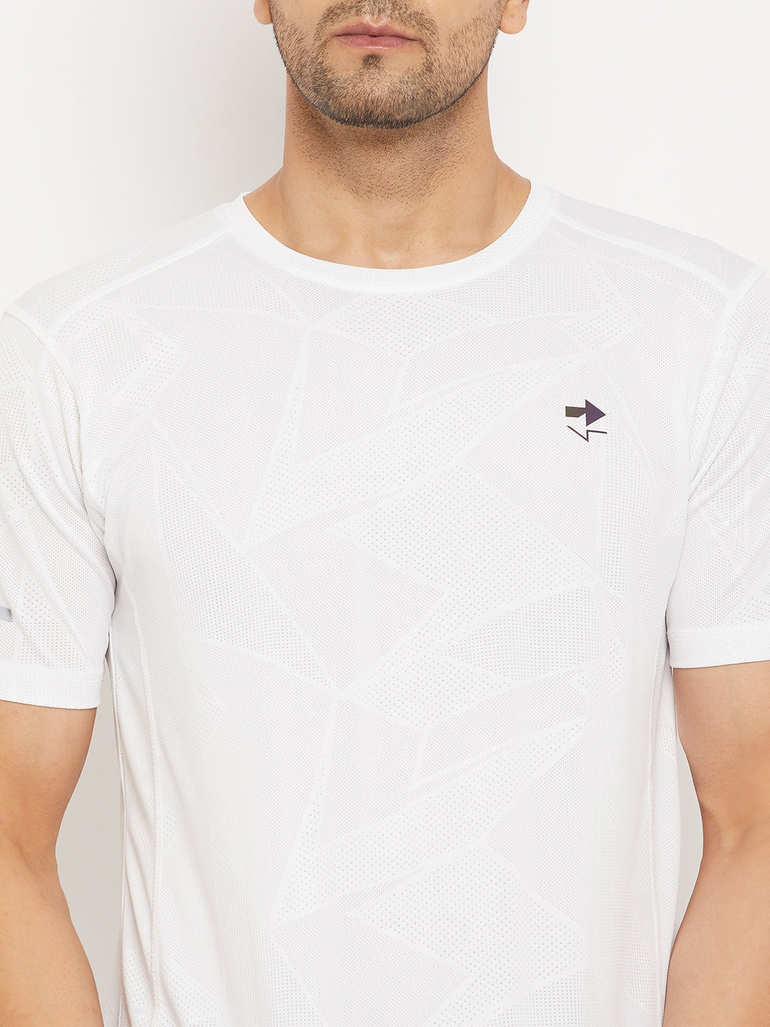 White Half Sleeve T-shirt