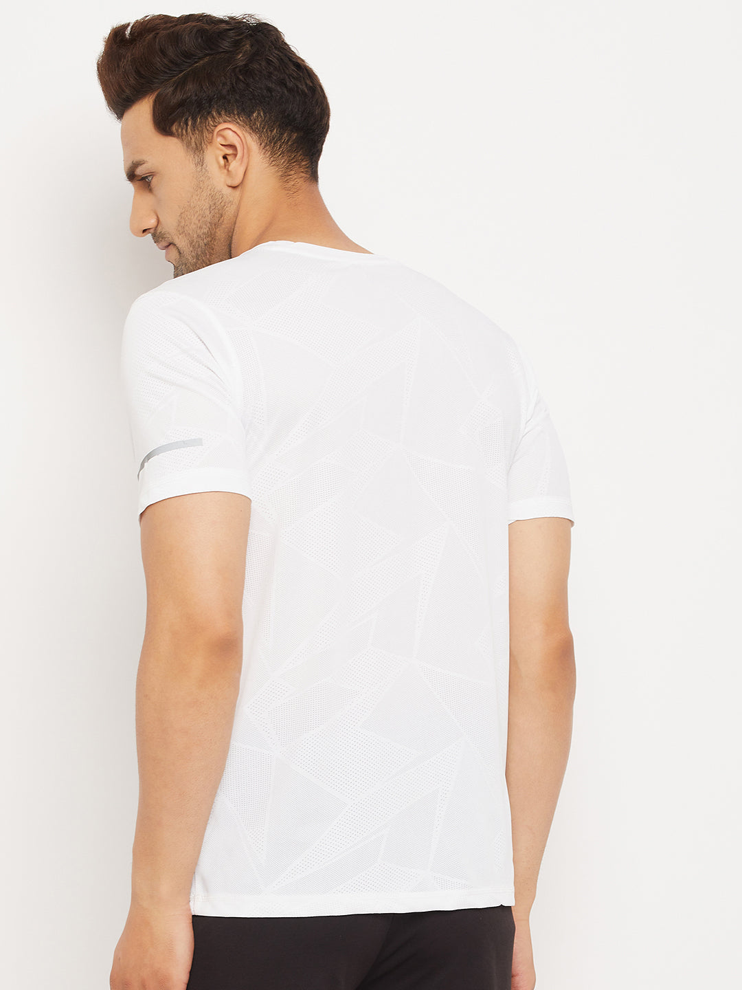 White Half Sleeve T-shirt