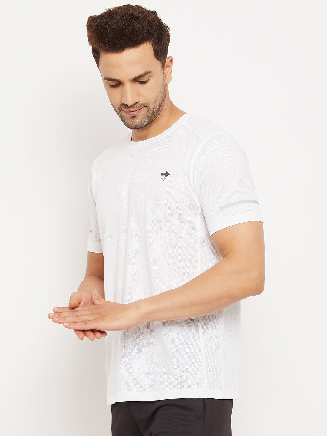 White Half Sleeve T-shirt
