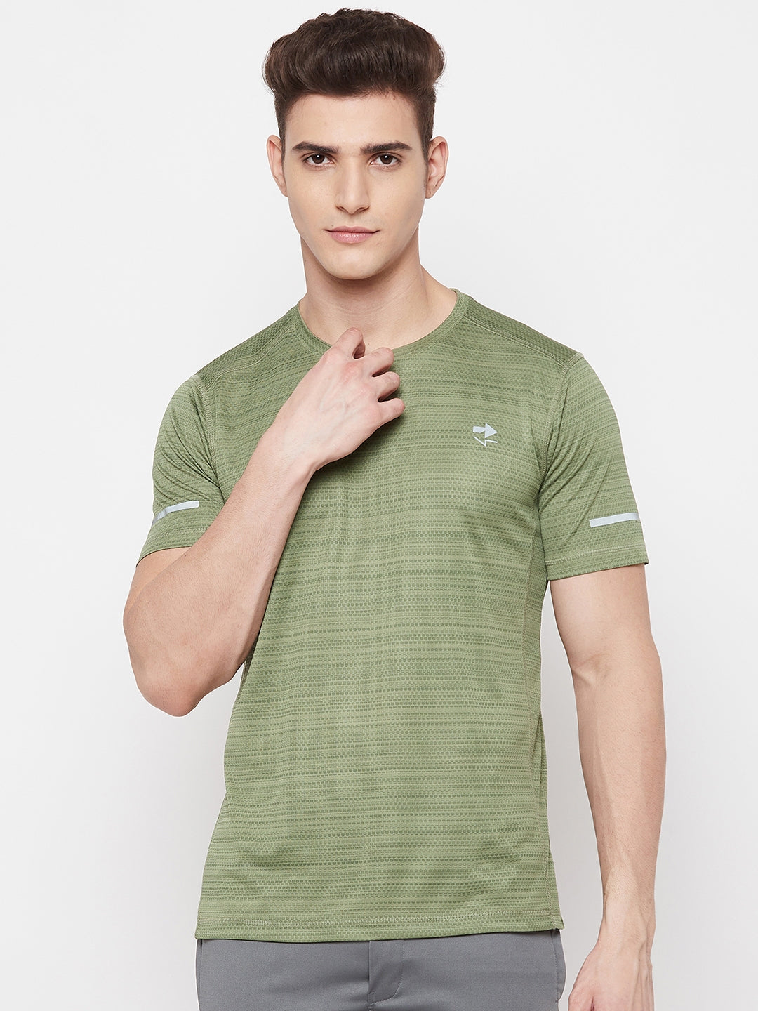 Olive HoneyBee Half Sleeve T-shirt