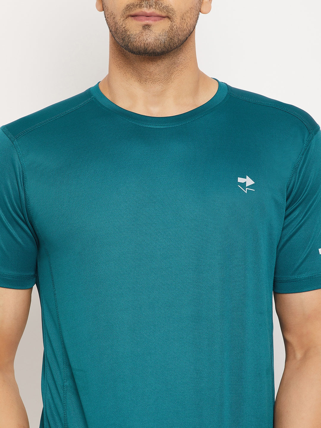 Teal Half Sleeve T-shirt