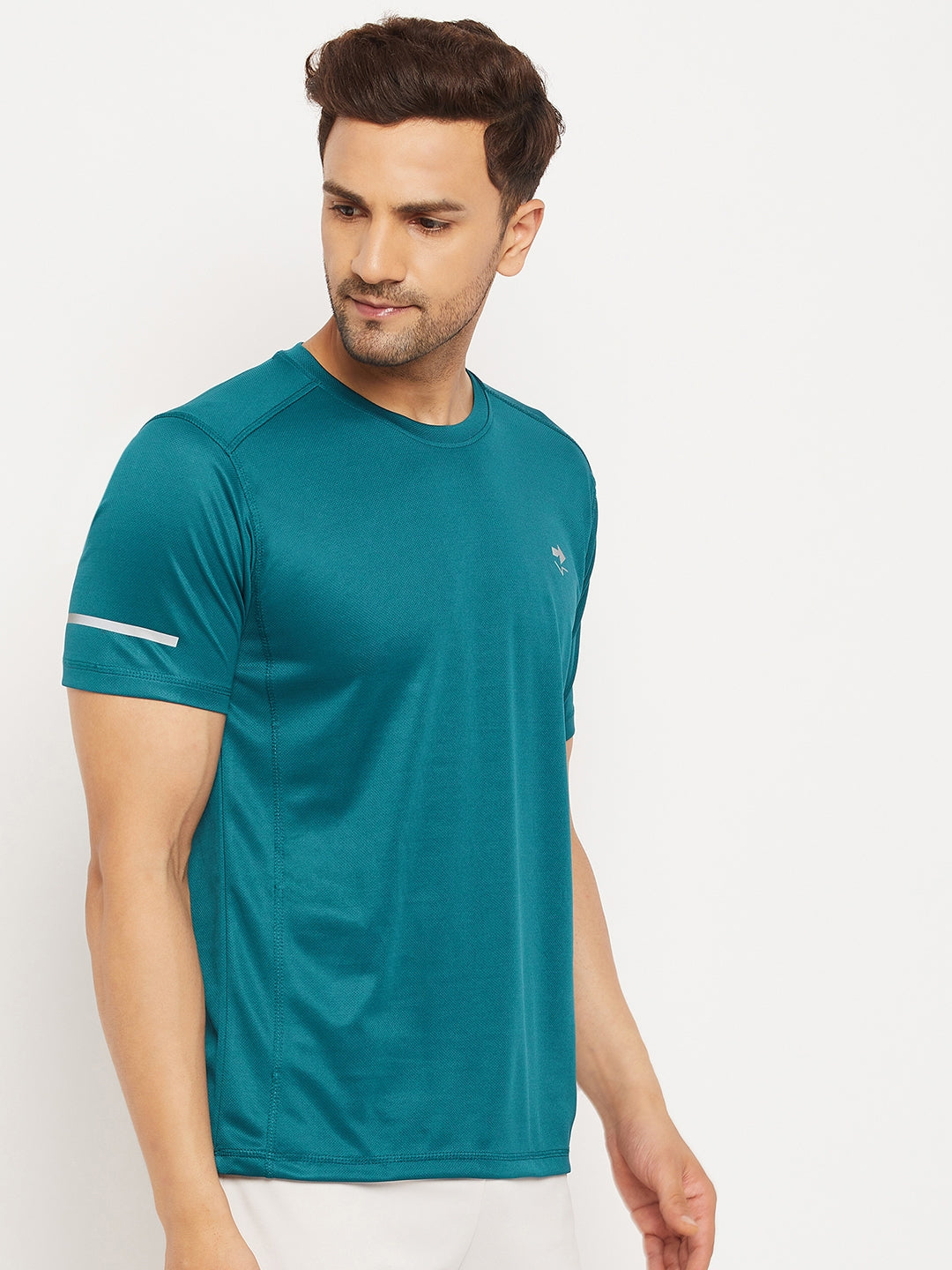 Teal Half Sleeve T-shirt
