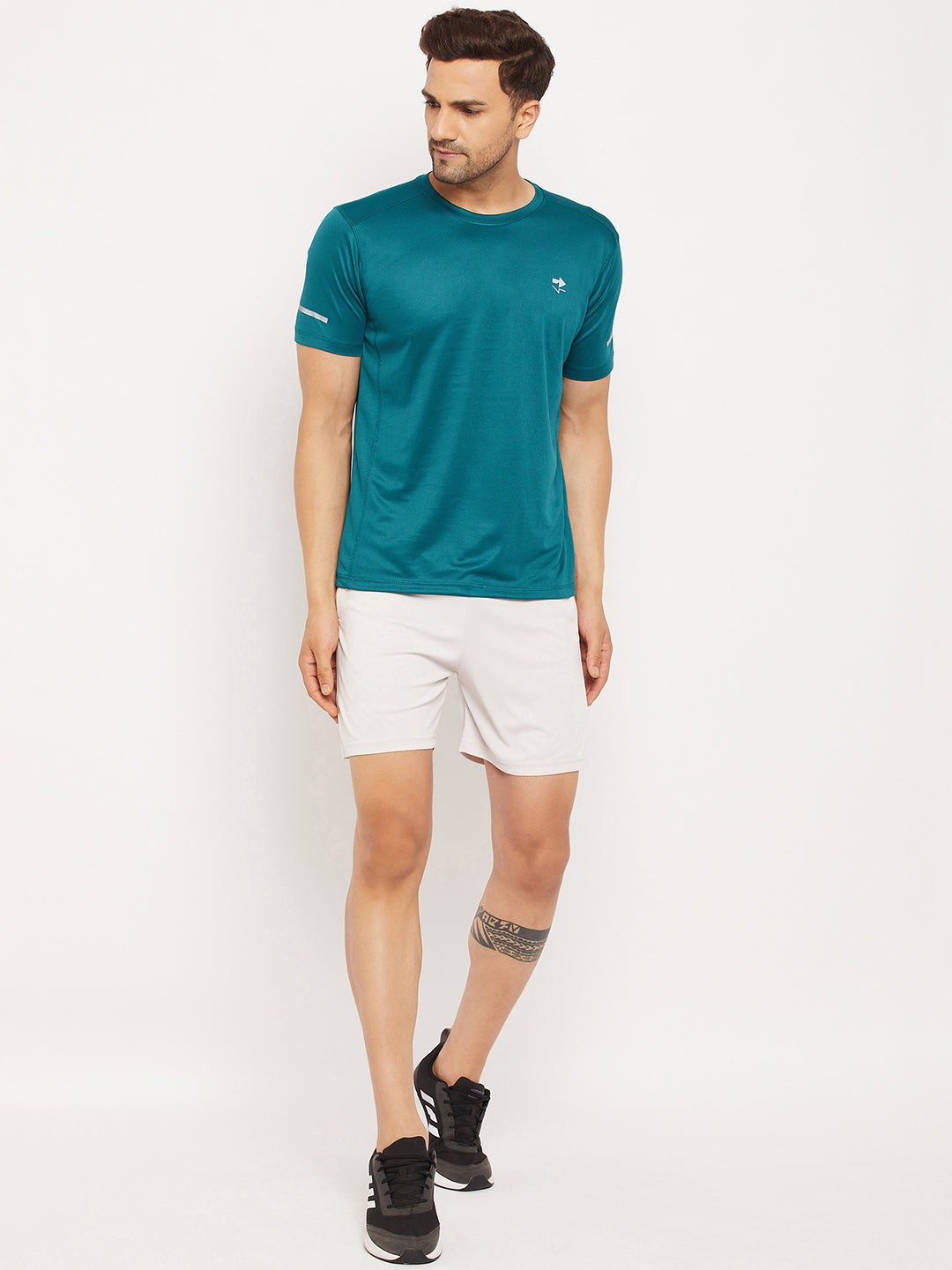 Teal Half Sleeve T-shirt