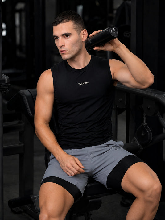 Solid Black Flux Fit Sando