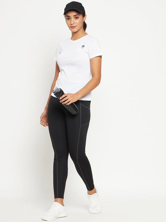 White T-shirt | Tvastra Fit