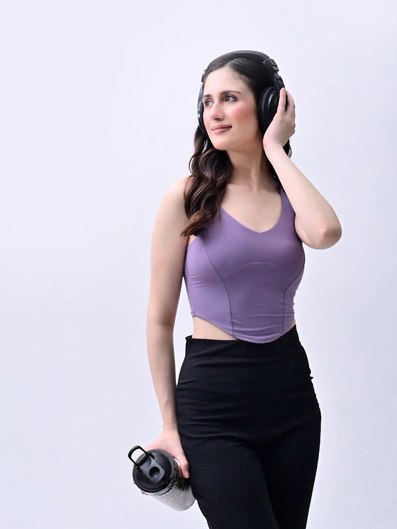Frosty Lilac Corset Mini Tee