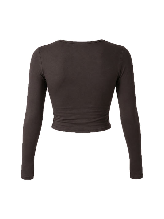 Espresso Thumb Hole Full Sleeve T-shirt