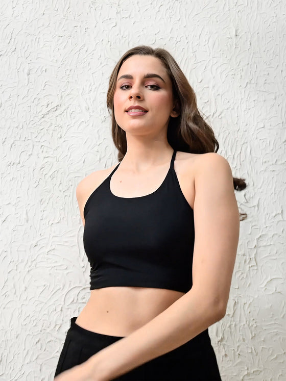 Black Flux Fit Top