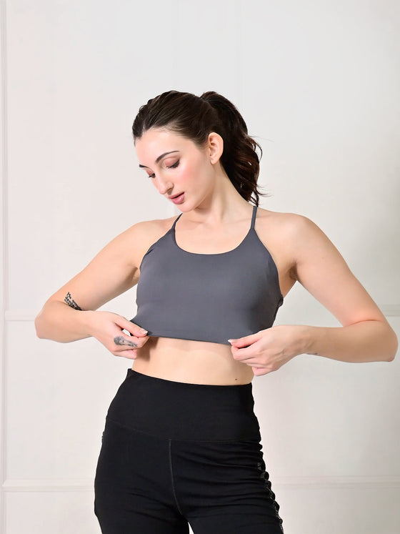 Grey Flux Fit Top