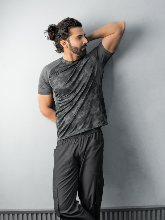 Camouflage Raglan Sleeves