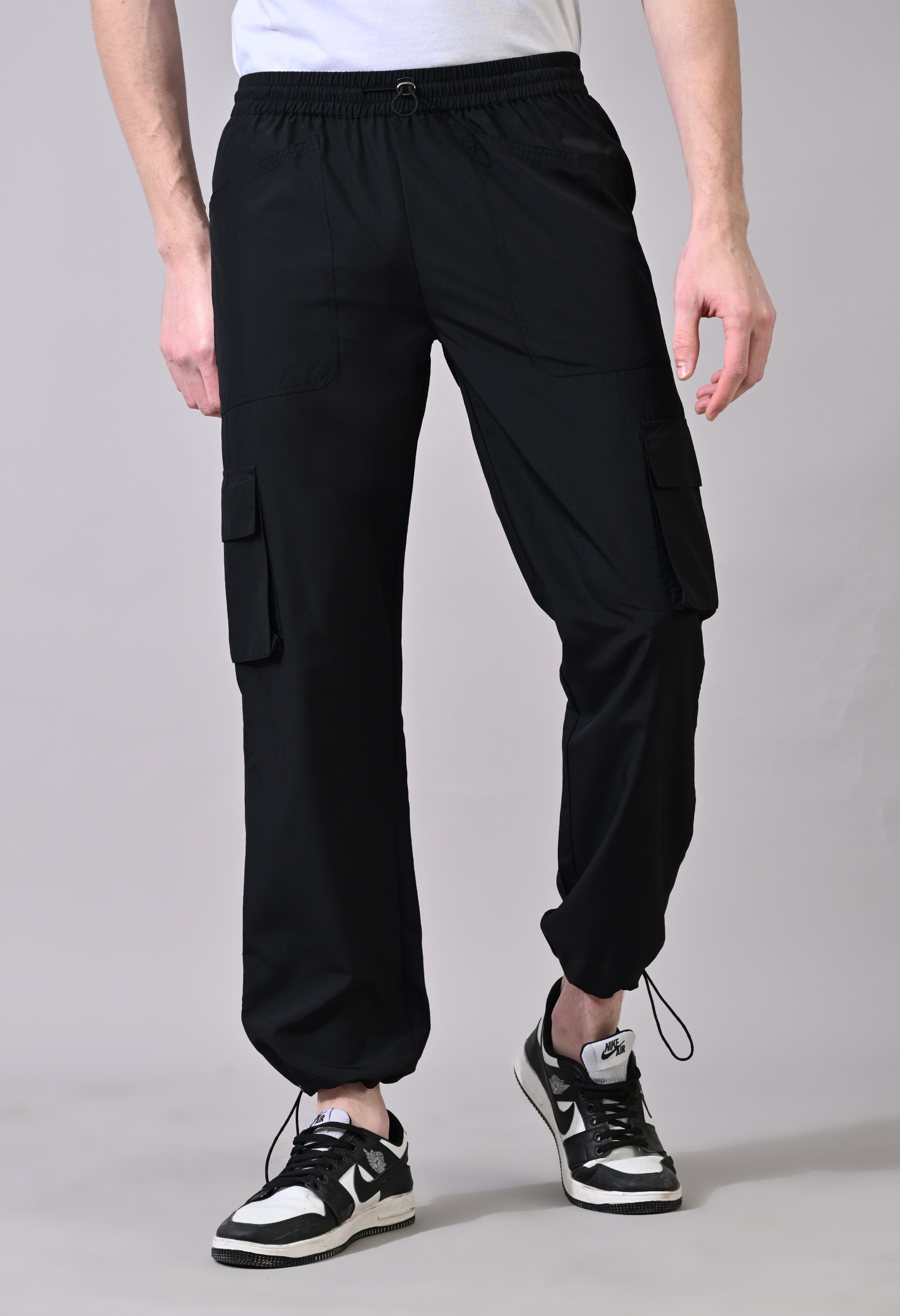 Black Joggers Cargo Pants