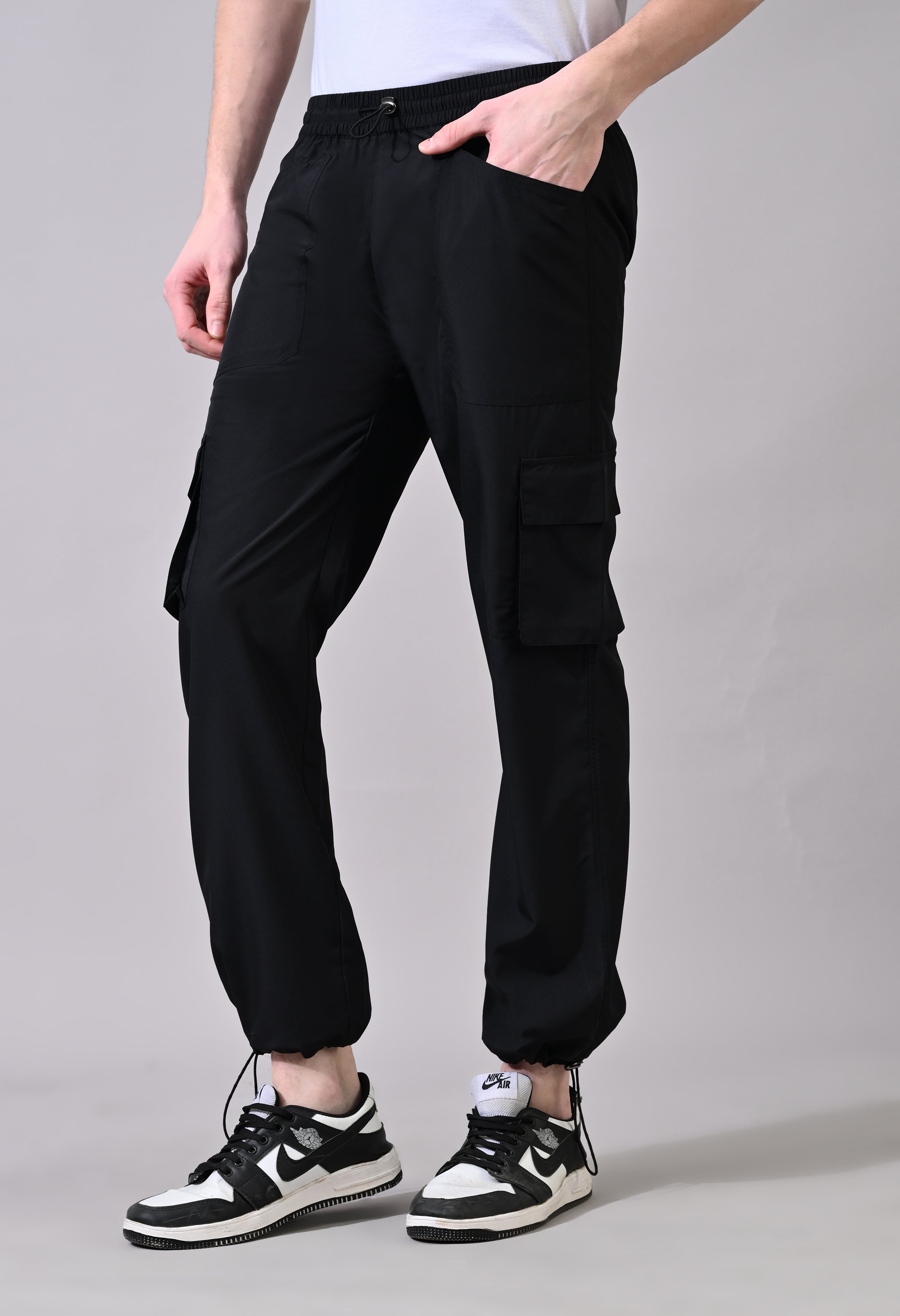 Black Joggers Cargo Pants