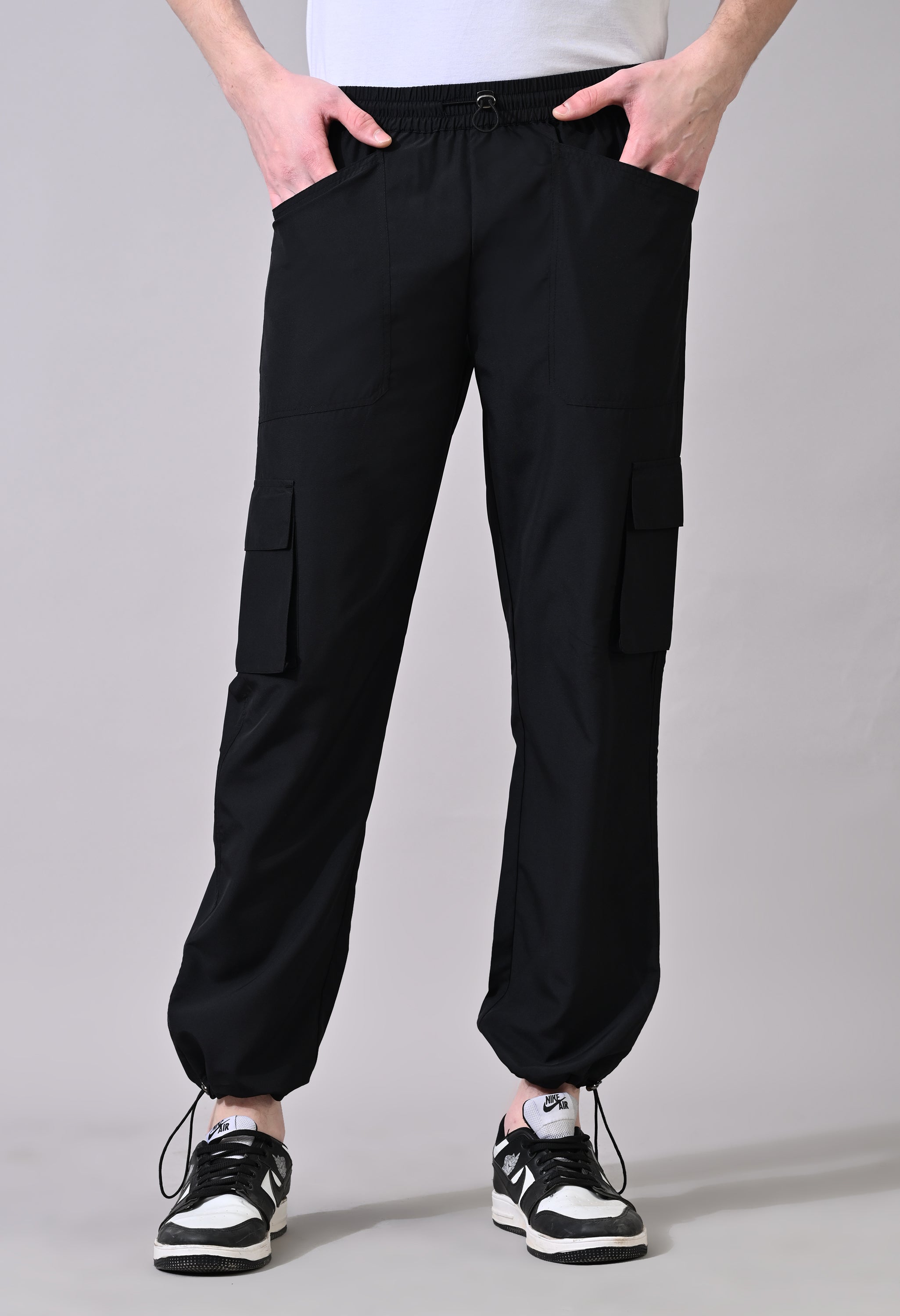 Black Joggers Cargo Pants