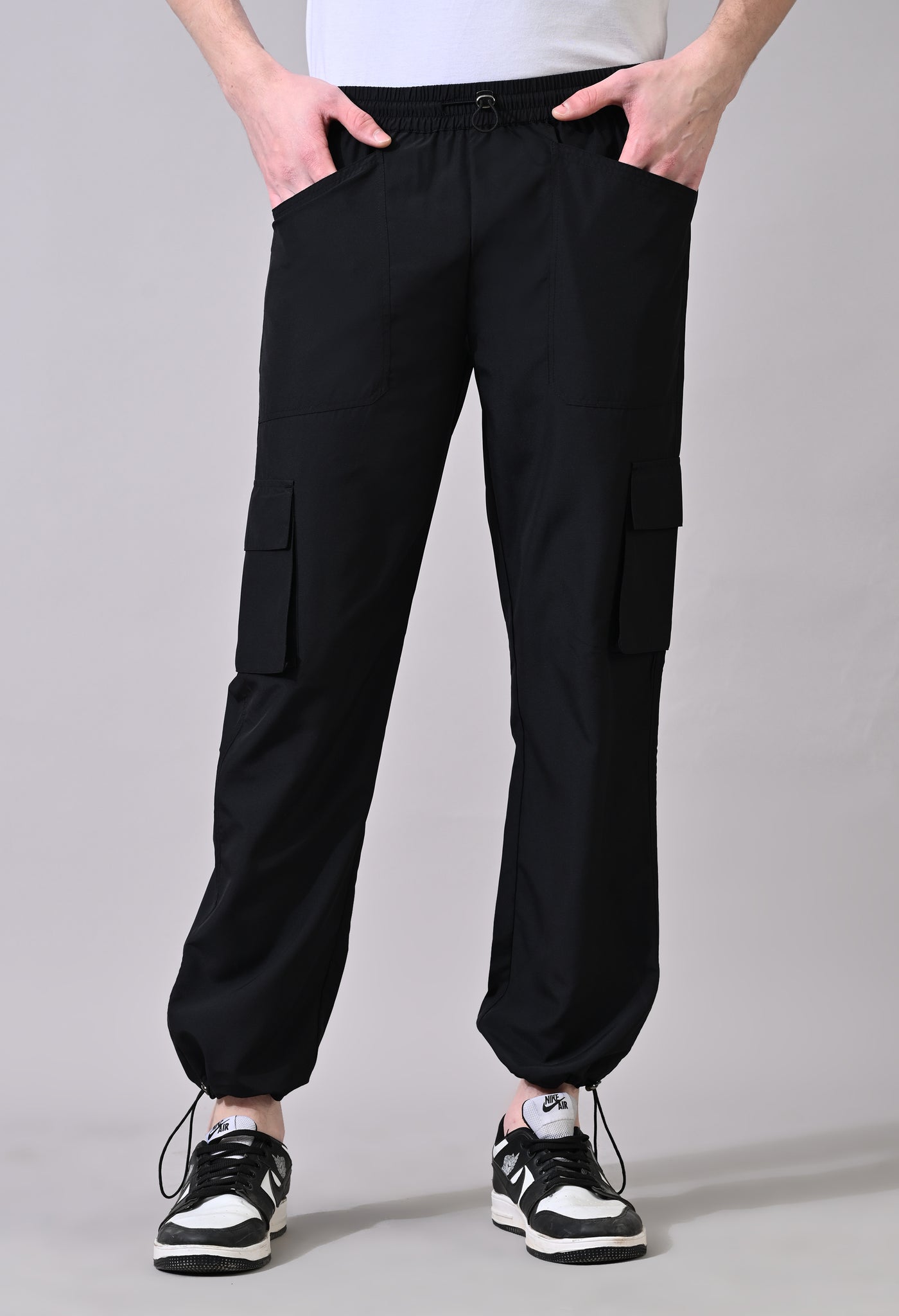 Black Joggers Cargo Pants