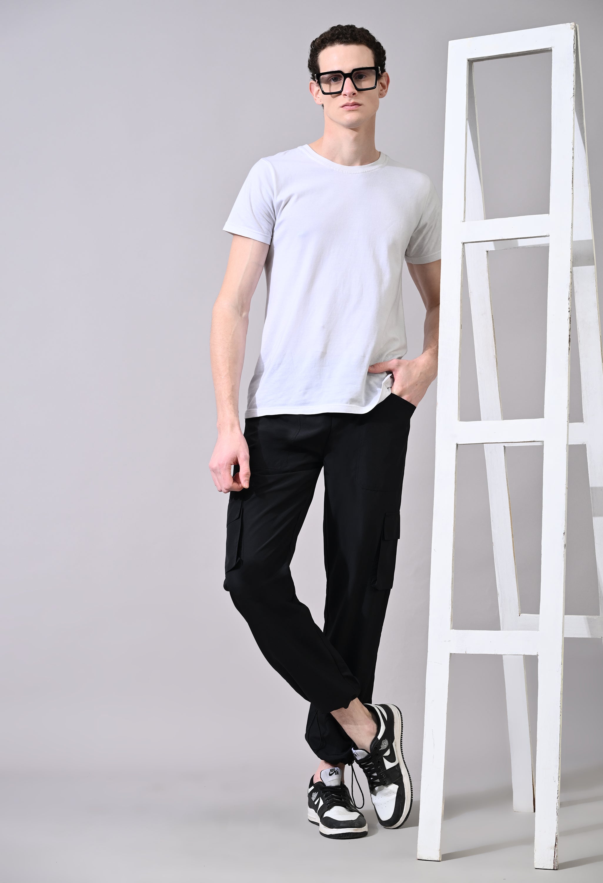 Black Joggers Cargo Pants
