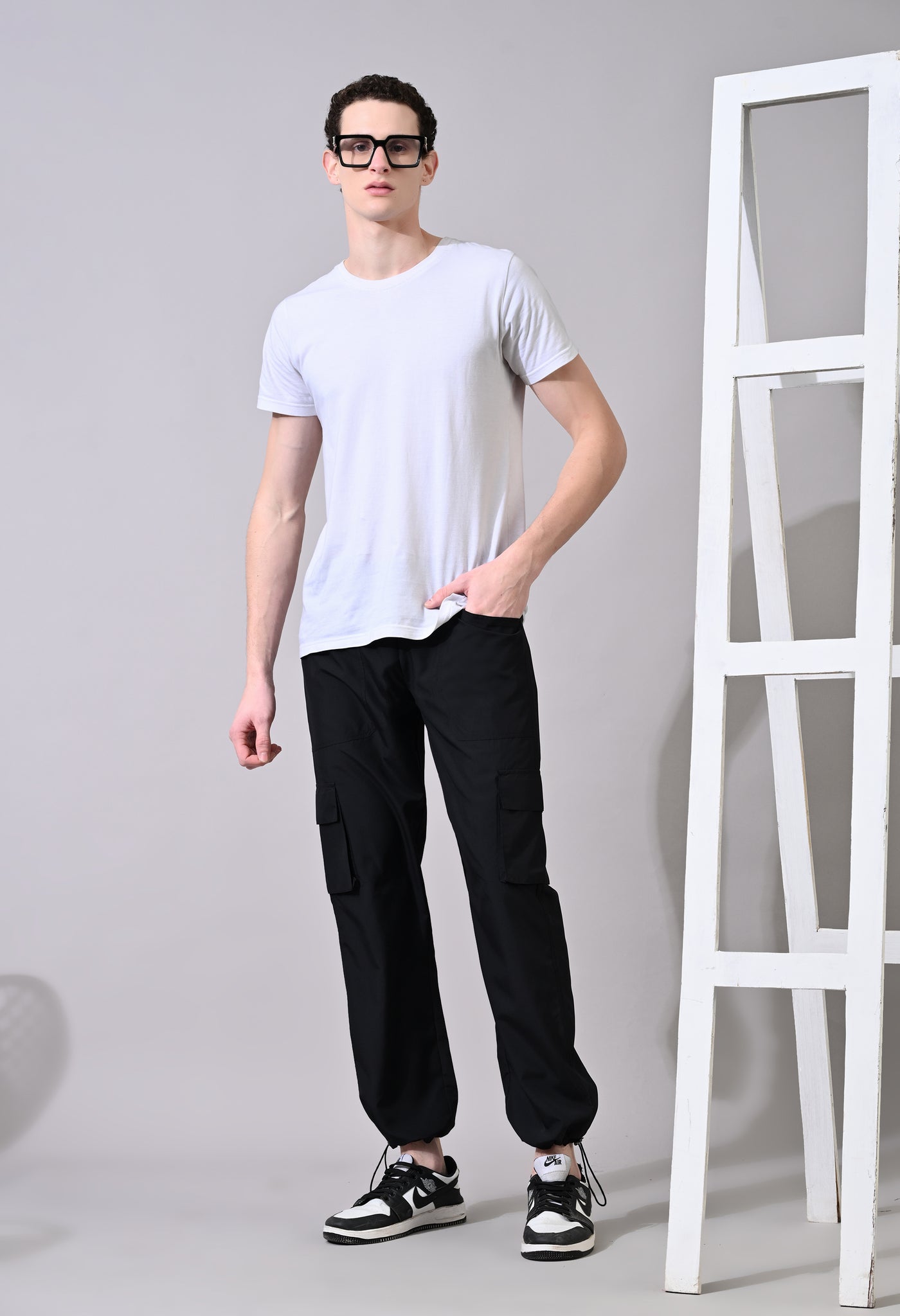Black Joggers Cargo Pants