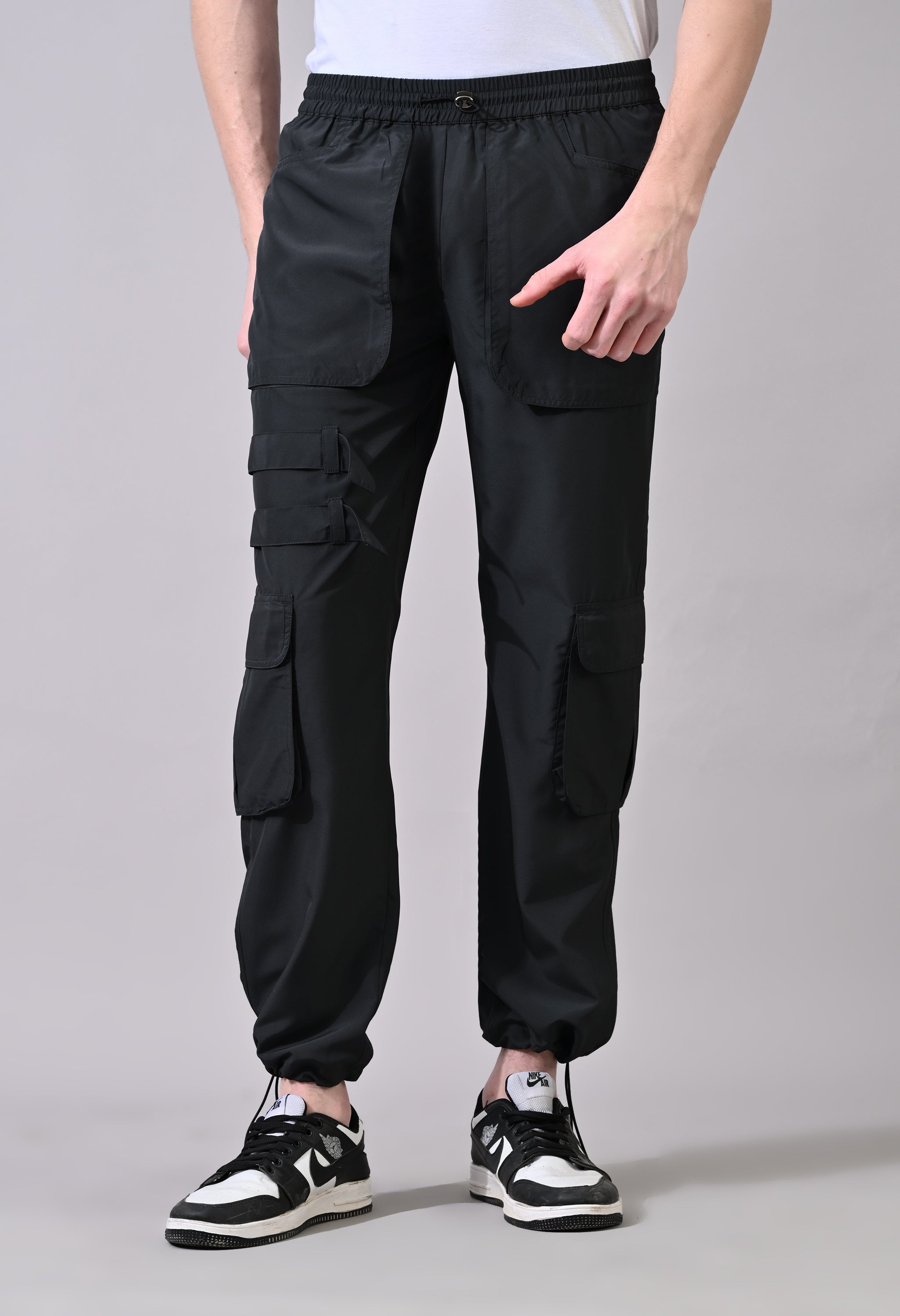 Charcoal Grey Cargo Pants