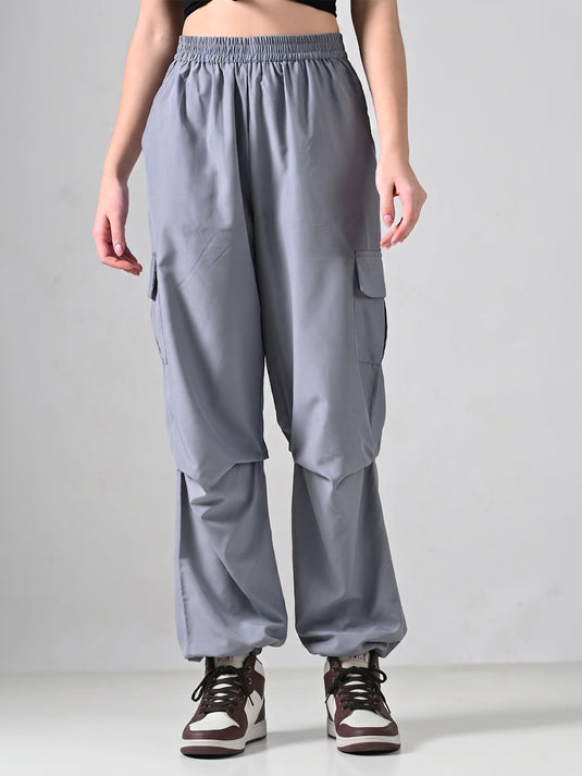 Grey Cargo Pants