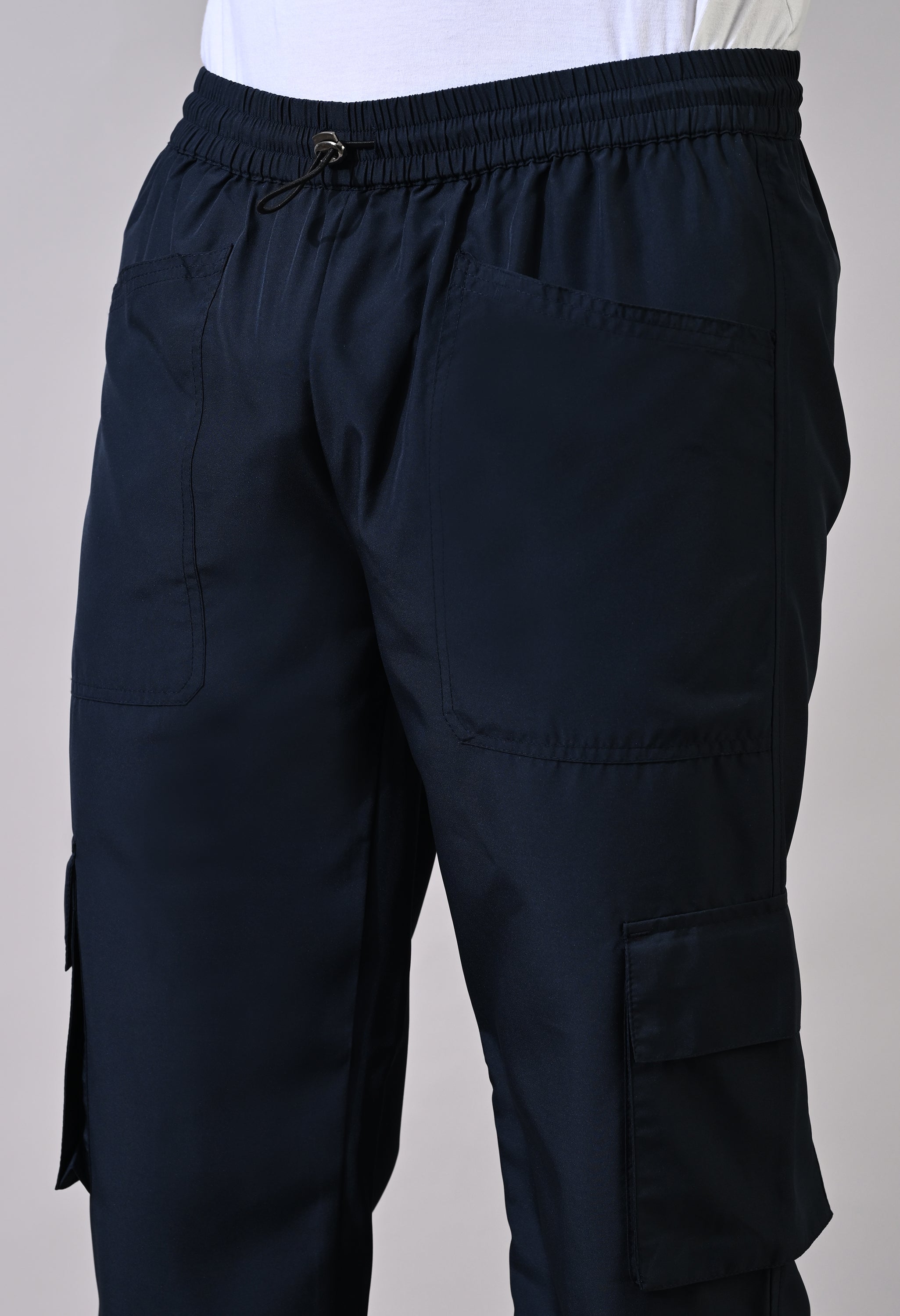 Navy Cargo Joggers Pants