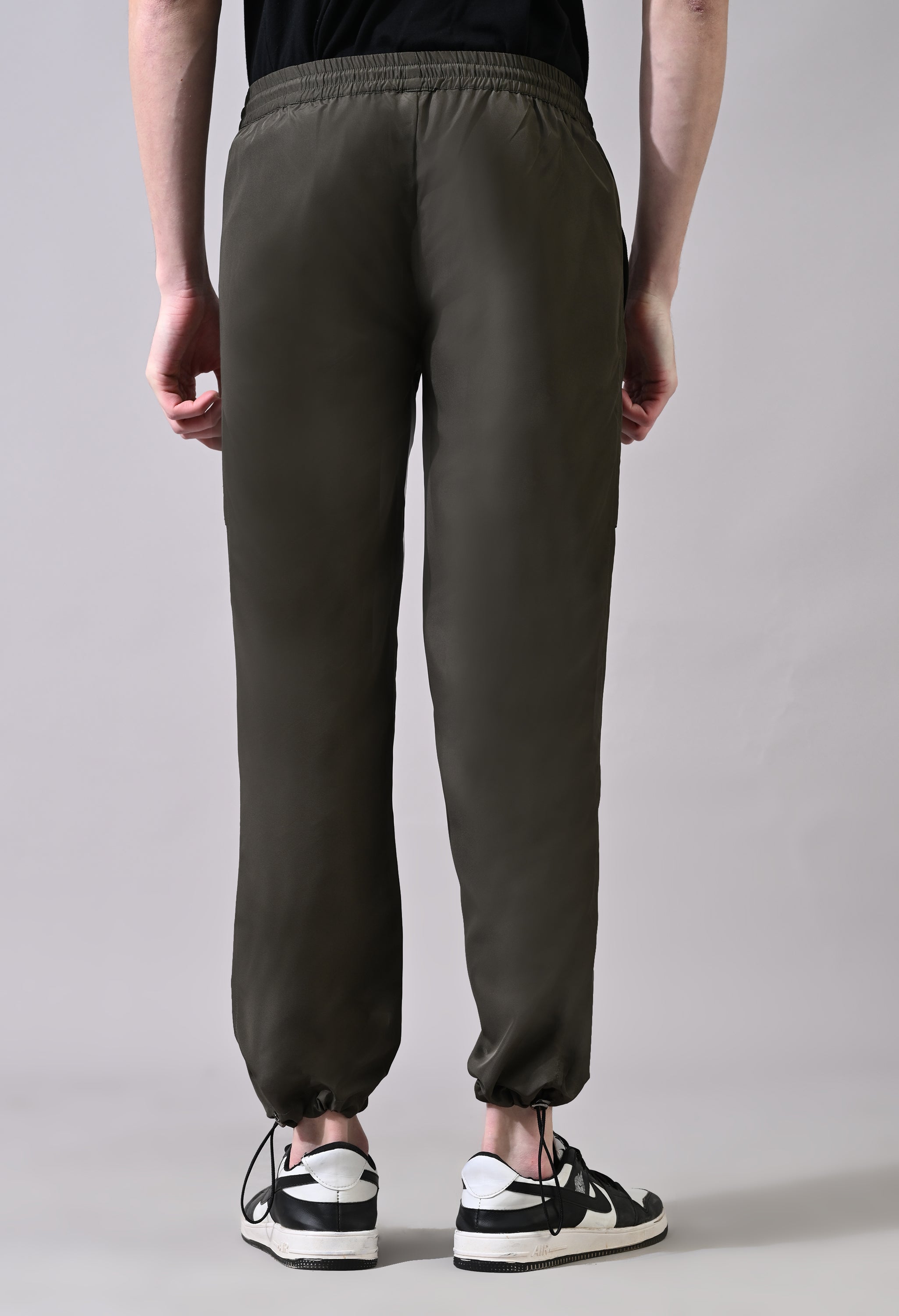 Black Patch Olive Cargo Pants